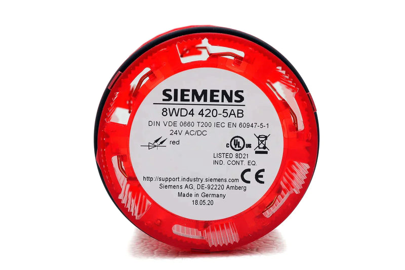 Siemens Red Stack Light 8WD4420-5AB *New Open Box*