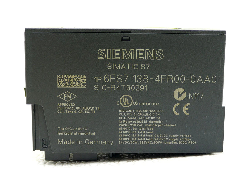 Siemens Simatic S7 Output Module 6ES7138-4FR00-0AA0