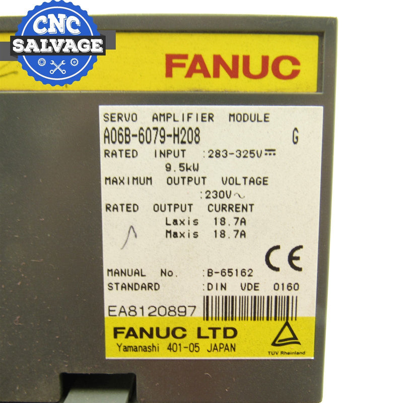 Fanuc Servo Amplifier A06B-6079-H208