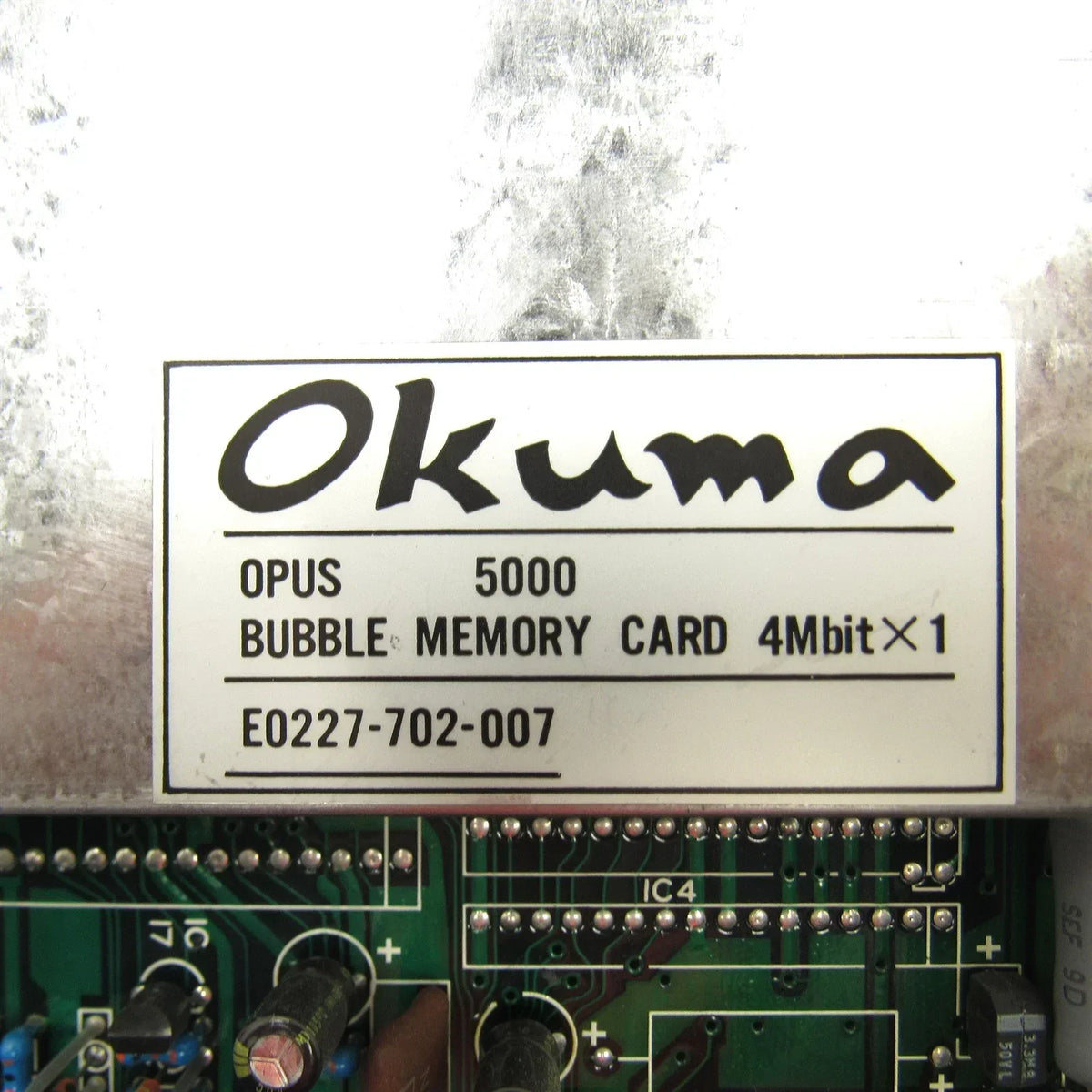 Okuma OPUS 5000 Bubble Memory Card E0227-702-007 Okuma OPUS 5000 Bubble Memory Card E0227-702-007