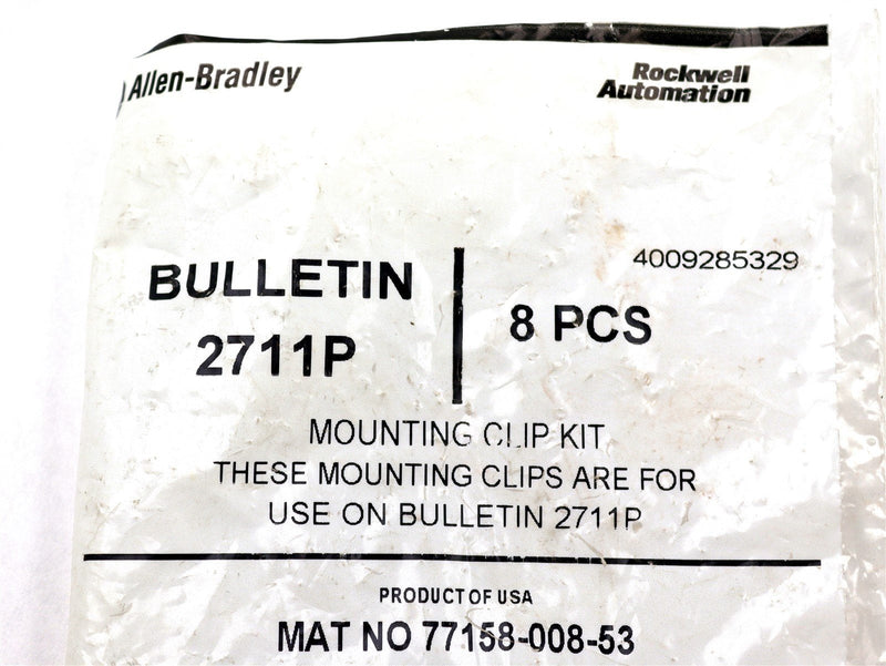 Allen Bradley Bulletin 2711P Mounting Clip Kit 77158-008-53