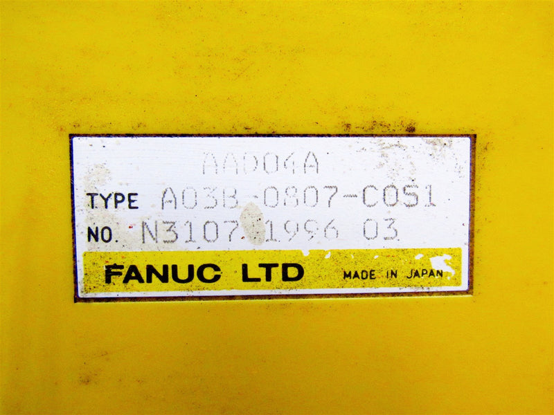 Fanuc I/O Input Module A03B-0807-C051
