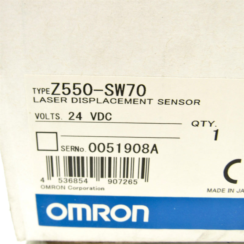 Omron Multi-Dimensional Sensor Head Z550-SW70 *New Open Box*