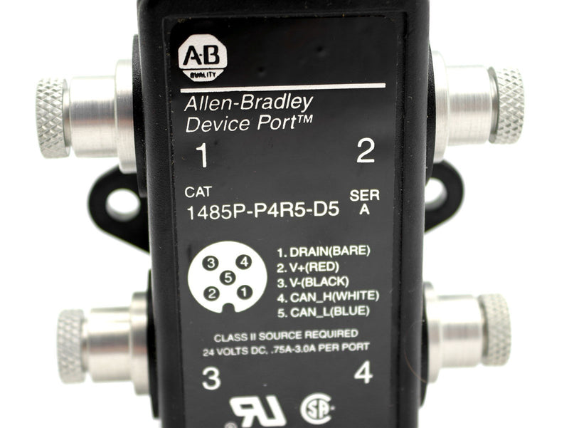 Allen Bradley 4 Outlet Micro-Plex Junction Box 1485P-P4R5-D5 *New Open Box*