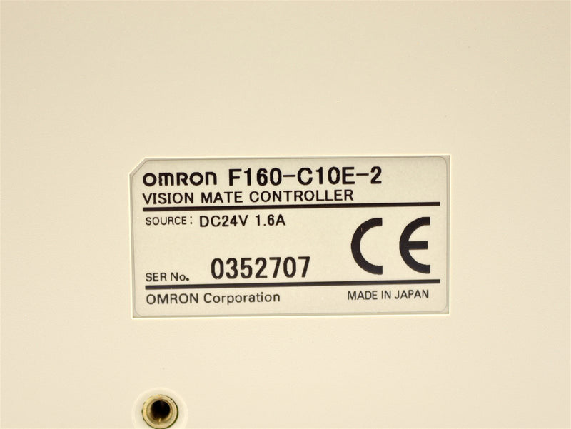 Omron Vision Mate Controller F160-C10E-2 *New Open Box*