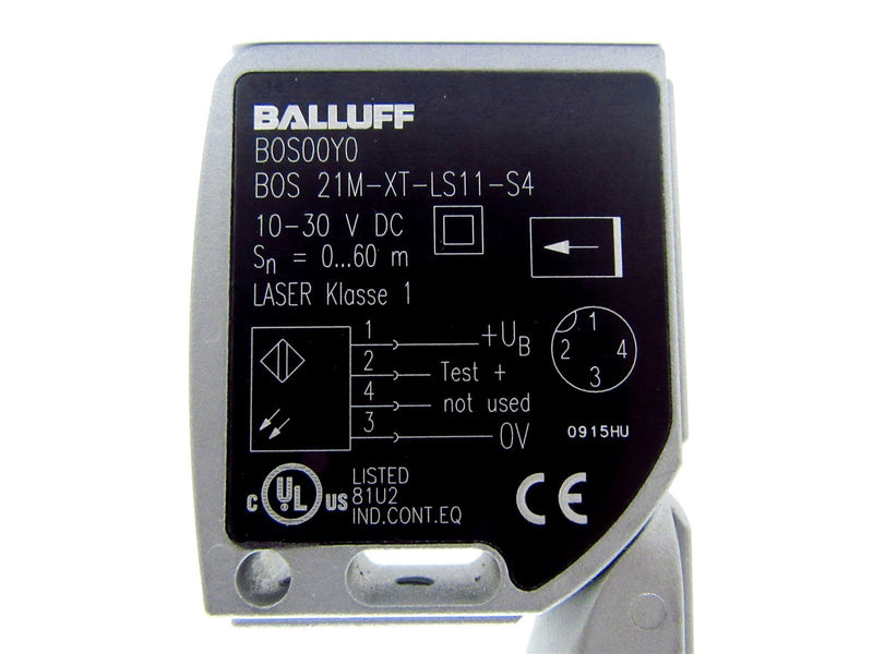 Balluff Through Beam Sensor BOS00Y0 BOS 21-M-XT-LS11-S4 *New Open Box*