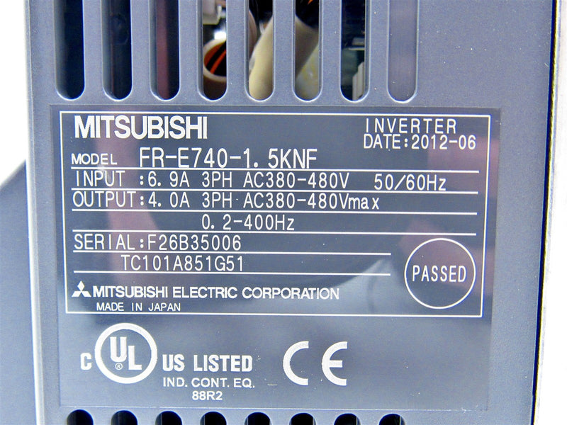 Mitsubishi Compact Size Inverter FR-E740-1.5KNF *New Open Box*