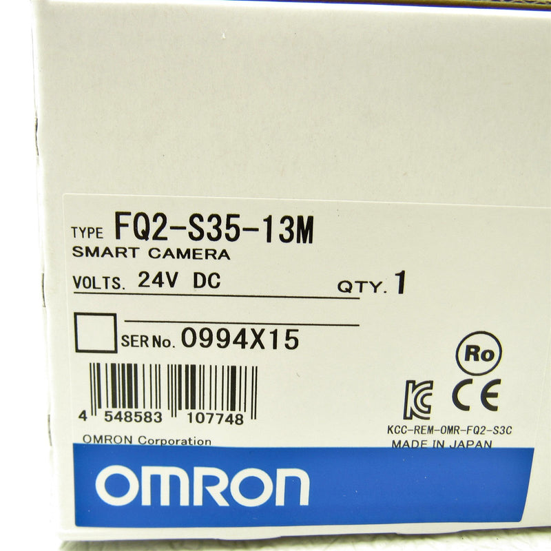 Omron Smart Camera FQ2-S35-13M *New Open Box*