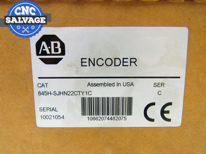 Allen Bradley Optical Incremental Encoder 845H-SJHN22CTY1C SER C *New Open Box*