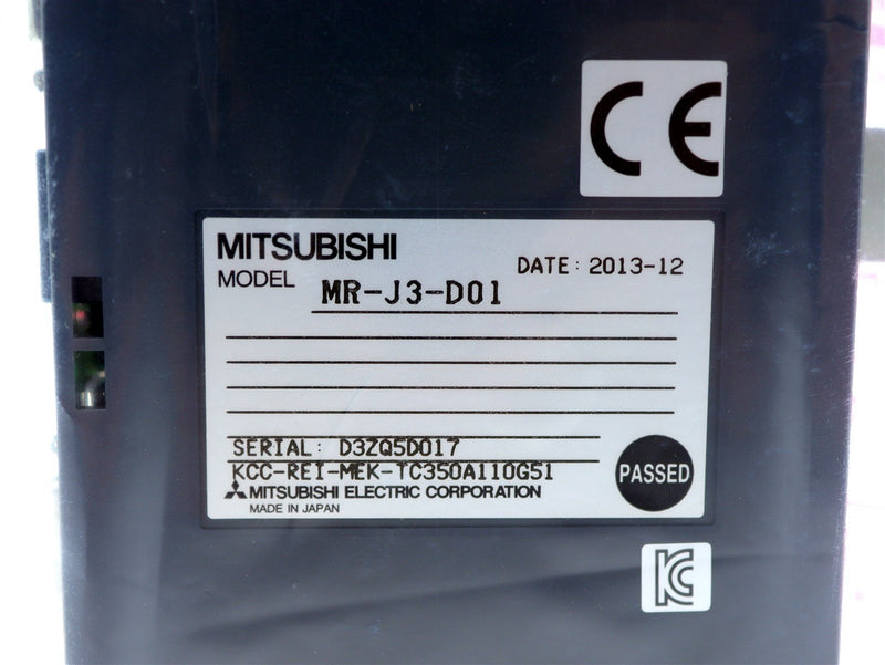 Mitsubishi Digital I/O Module MR-J3-D01 *New No Box*