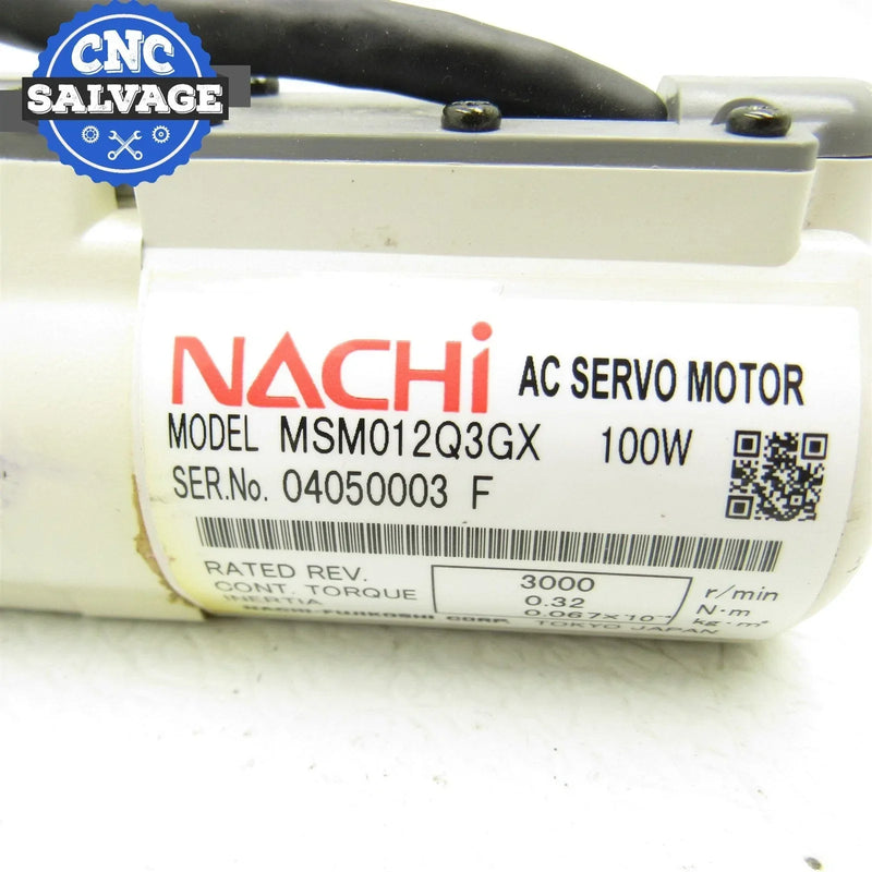 Nachi AC Servo Motor MSM012Q3GX