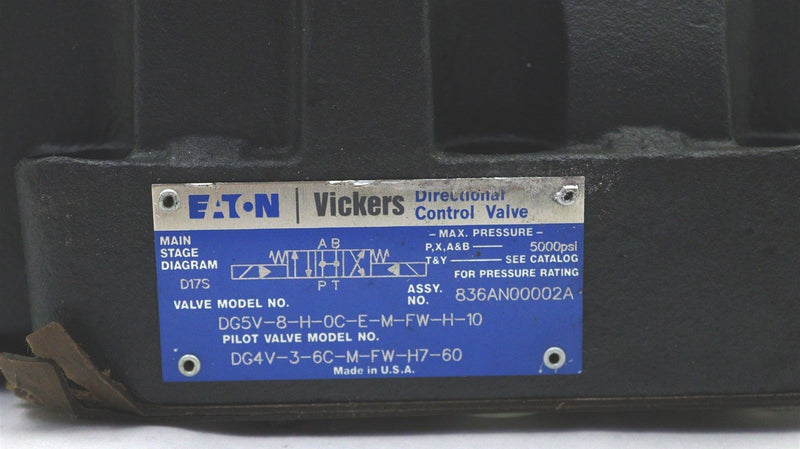 Eaton Directional Control Valve DG4V-3-6C-M-FW-H7-6, DG5V-8-H-0C-E-M-FW-H-10*New
