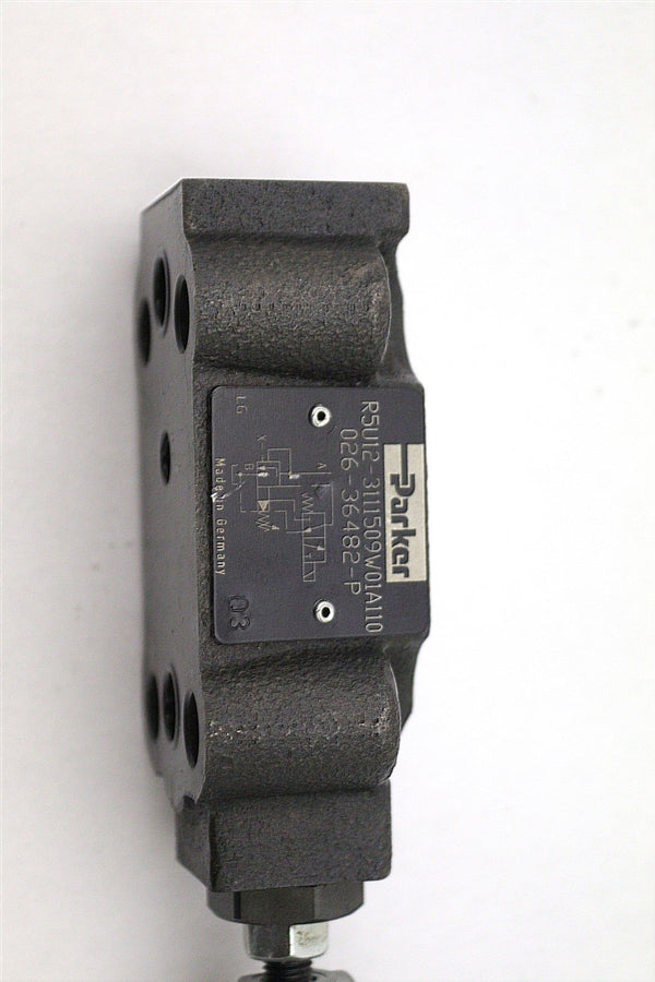 Parker Hydraulic Valve S26-98700-0 R5U12-3111509W01A110 *New No Box*