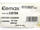 Eemax Water Heater Element 10.7kw 480VAC EX2194 *New Open Bag*