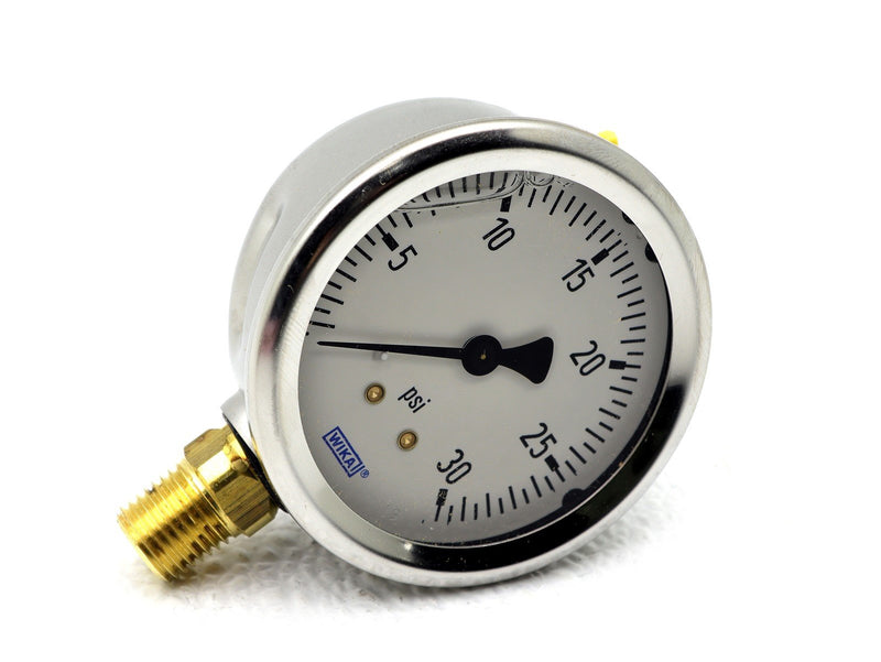 Wika Pressure Gauge 1/4 Lower Mount Type 213.53 2.5