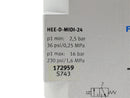 Festo Shut Off Valve HEE-D-MIDI-24 172959 *New No Box*