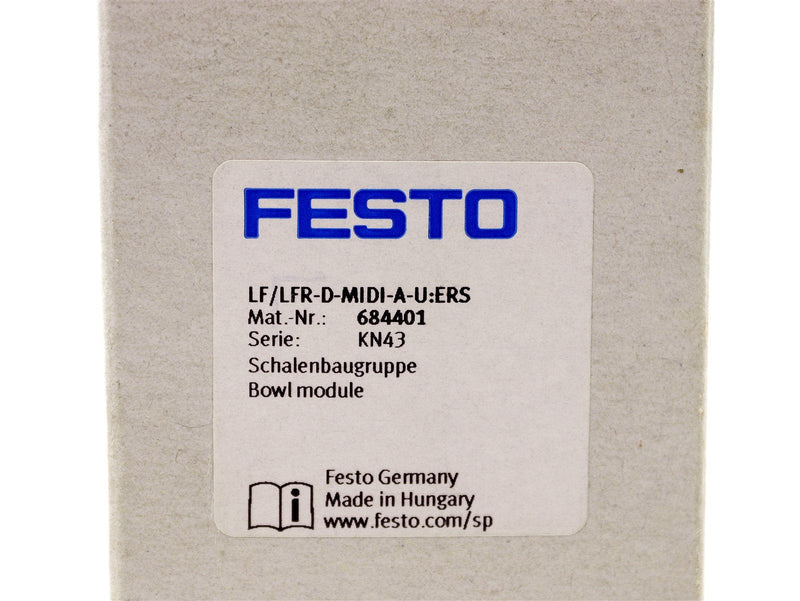 Festo Filter Regulator LF/LFR-D-MIDI-A-U:ERS 684401 *New Open Box*