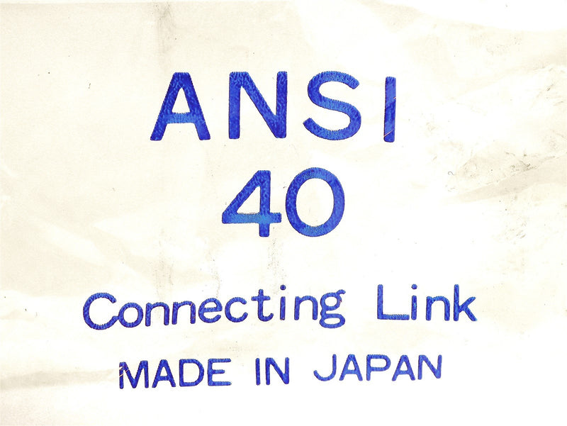 Ansi Connecting Link 40 *New In Bag* *Lot of 13*
