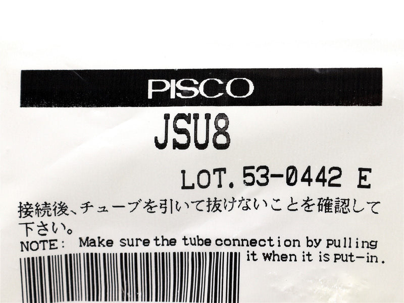 Pisco Flow Control Union JSU8 *New In Bag* *Lot of 18*