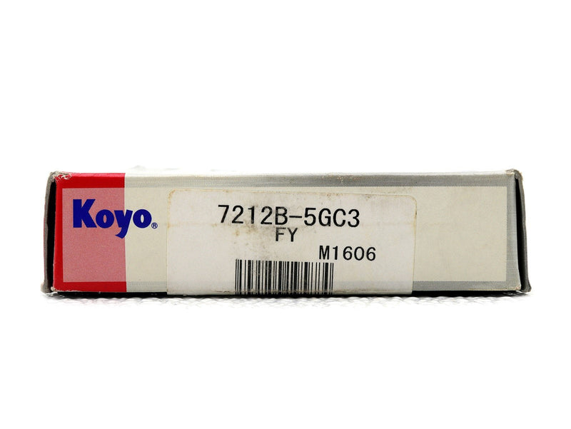 Koyo Angular Ball Bearing 7212B-5GC3KY *New Open Box*