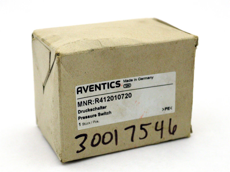 Aventics Pressure Switch R412010720 *New Open Box*