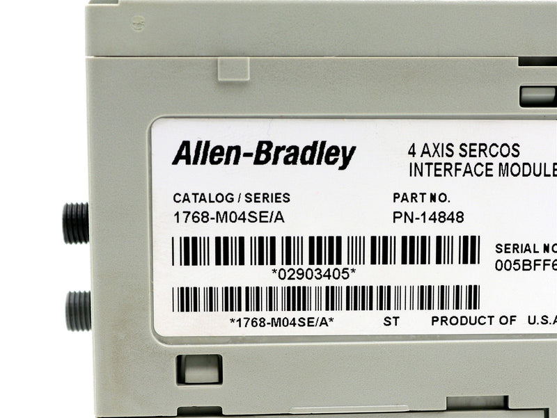 Allen Bradley 4 Axis Sercos Interface Module 1768-M04SE Ser. A