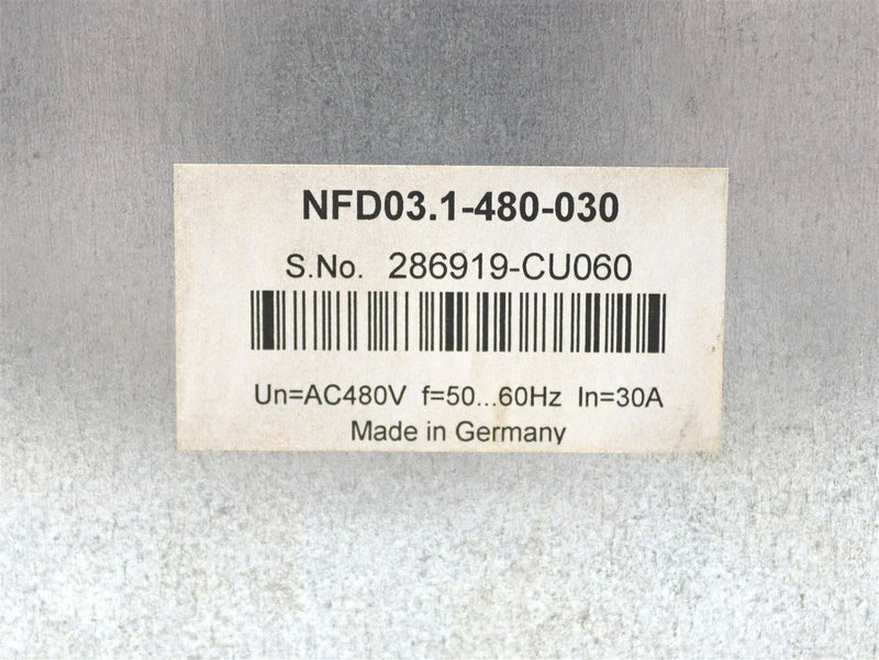 Rexroth Indramat Power Line Filter NFD03.1-480-030