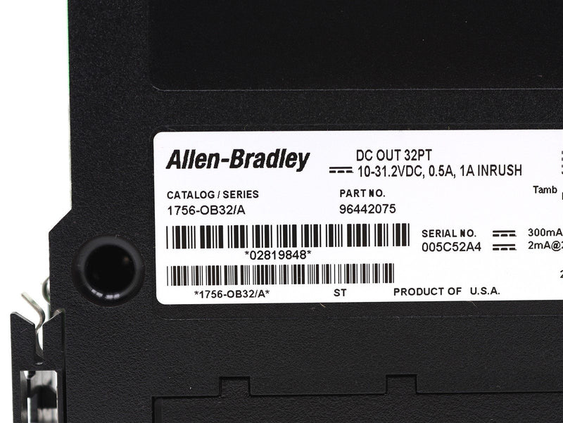 Allen Bradley 32PT DC Output Module 1756-OB32 Ser. A