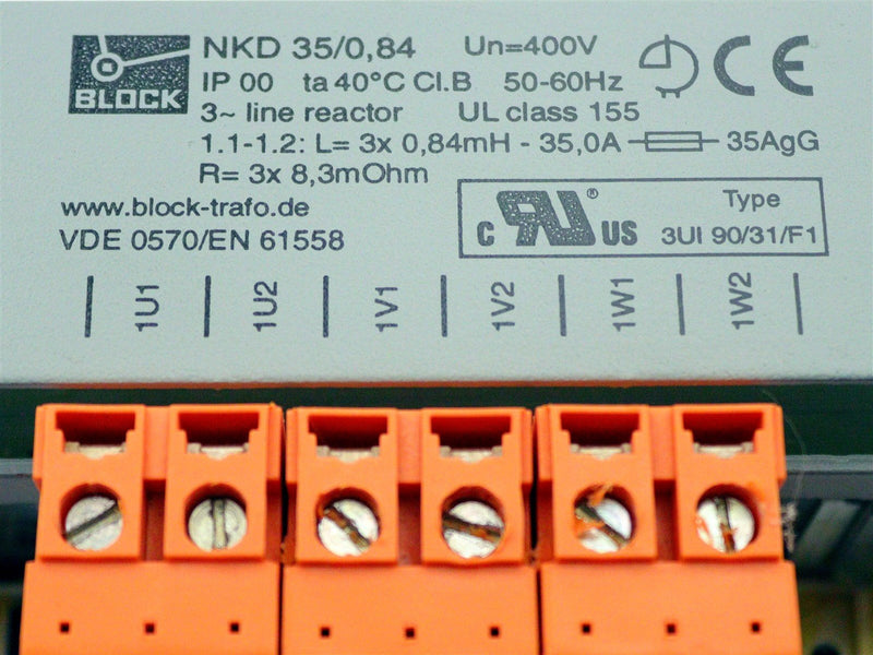 Block-Trafo Block Transformer NKD 35/0,84